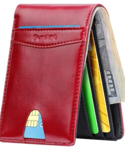 FurArt Portefeuille Minimaliste à Blocage RFID Sécurisé, Porte-Cartes de Crédit Ultime pour Voyage et Quotidien pour Fem