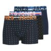 JACK & JONES Maillots de bain Pack de 3 Boxers pour Hommes en Été Fonctionnels et Comfortables 34x34 cm Trendy Styles