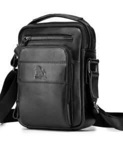 BAIGIO Sac à Bandoulière pour Hommes | Cuir Vintage | Sac pour Affaires Décontractées
