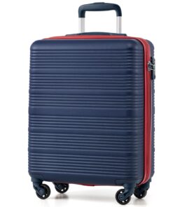 COOLIFE Valise Cabine Ryanair Rigide 4 Roues TSA Leger ABS 55x40x20 Global Recycled Standard