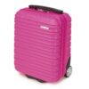 Valise cabine WITTCHEN petite Bagage à main ABS 2 roulettes pivotantes Groove Line XS Rose Voyage Air France