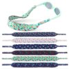 Hifot 6 Pièces Cordon Lunettes Enfant Flottante Chaînes, Néoprène Cordons pour Lunettes de Soleil ou de Sport Garçons et