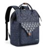 Lekesky Sac à dos ordinateur pour femmes - 15,6 pouces - Noir foncé | Lekesky sac ordinateur voyager université femme ho