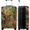 Valise Chariot à Main imprimé Nature - Trolley Voyage - Botanique Naturel - Cabine 55x35x25 cm