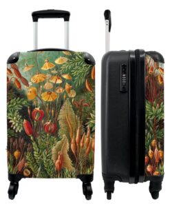 Valise Chariot à Main imprimé Nature - Trolley Voyage - Botanique Naturel - Cabine 55x35x25 cm