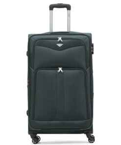 Case Closed Flight Knight Lightweight 4 Roues 800D Soft Case Valise Anti-Craquelure Valise de Cabine et Bagages de Sillo