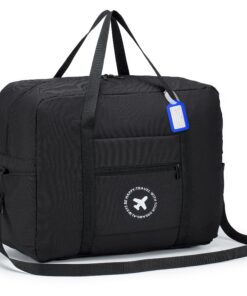 BAGZY Sac à Dos Easyjet Cabine Hommes Femmes Noir