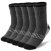Chaussettes Thermiques Hocerlu Homme Hiver Épaisses Anti-Ampoules Respirantes 39-45|Randonnée|Ski Trekking Vélo Anti-Amp