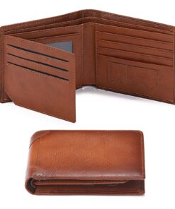 GAEKEAO Portefeuille Homme en Cuir - Protection RFID pour Homme - Sac à Money Élégant et Sécurisé - Taille Standard