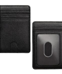 Horktrust Porte-Carte Homme Fin & Compact Protection Anti-RFID/NFC Sécurise Vos Cartes Contre Les Hackers