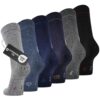 Chaussettes Effet Lot de 6 Paires Pour Homme D'affaires OEKO-TEX STANDARD 100, Chaussettes Respirantes et Sans Coutures