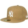 Chapeau New Era 59Fifty Fit Équipe des Yankees de New York Camel Beige