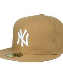 Chapeau New Era 59Fifty Fit Équipe des Yankees de New York Camel Beige