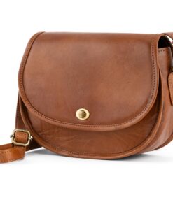 Berliner Bags Sac à bandoulière vintage en cuir pour femme - Petit sac main Marron | Sac à bandoulière vintage en cui