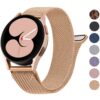 bracelet de montre Wanme en acier inoxydable de rechange pour Galaxy Watch 4 et Classic de 40mm, 44mm, 42mm, 46mm, parfa