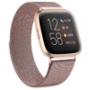 bracelet fitbit versa femme homme metálique ajustable