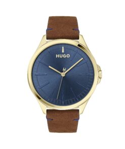 Montre HUGO Analogique à Quartz pour Homme Smashing Collection avec Bracelet Milanais en Acier Inoxydable ou Cuir
