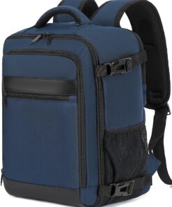 KLOSTAIN Bagage cabine pour Ryanair Bleu Profond Femme Homme bagagerie portable