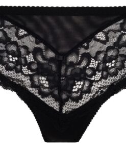 Axami Femmes String Dentelle V-7608 Zaina Noir MASIC ÉLÉGANCE SOIRÉE NUIT