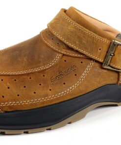 EuroRoutier Premium Leather Tucson Brown Sabots de Sécurité Enfant Étalonnage Facile Élégants_taille 40-src