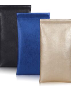 Étui Hifot Lunettes de Soleil Femmes Hommes Enfants, Sac Souple PU Cuir 3 Pièces Boitier Lecture Fonctionnel Multi-Utile