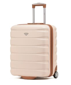 Valises rigides légers en ABS de Flight Knight - Bagages cabine.approuvés par British Airways et easyJet - Grand sac cab