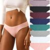 FINETOO Lot de 9 Sous-Vêtements en Coton pour Femme Confy Slips Soft HipsterSexy Panties Culotte Femmes Doux Global Recy