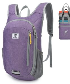 SKYSPER Sac à Dos Pliable Étanche 10L pour Randonnée & Voyages en Ville, Homme/Femme - Ultraléger OEKO-TEX STANDARD 100