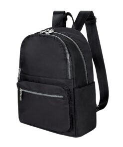 Sac à dos imperméable pour fille décontracté 12L noir pour étude et travail