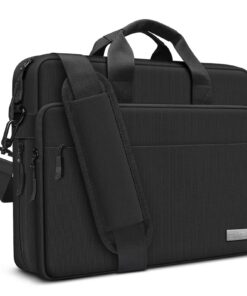 Sacoche Ordinateur 17-17.3 Pouces Étanche Pochette Protection Sac à Bandoulière pour 17" Notebook Noir - Lenovo, HP, Del