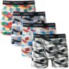 Boxer en maille respirante homme lot de 4OSEKO-TEX confortable et léger