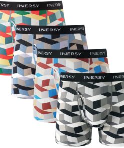 Boxer en maille respirante homme lot de 4OSEKO-TEX confortable et léger