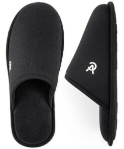 VeraCosy Chaussons de maison confortables pour hommes en tricot de maïs mémoire de forme