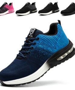 Baofular Chaussures de Sécurité Légères Hommes Femmes Antidérapantes Confortables Chaussures de Travail Respirantes
