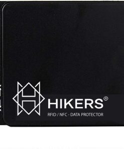 HIKERS Protection Carte bancaire sans Contact Rigide Lot de 3 Étuis Noirs Anti RFID NFC Cartes Crédit Carte Bleue CB Blo