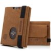 DODENSHA Portefeuille en Cuir pour Homme avec Poche pour Pièces de Monnaie