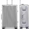 Valise Yuweijie Cabine en Aluminium 100% · S-57.5cm · 45L · 4 Roues · Serrure TSA · Poignée Télescopique