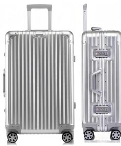 Valise Yuweijie Cabine en Aluminium 100% · S-57.5cm · 45L · 4 Roues · Serrure TSA · Poignée Télescopique