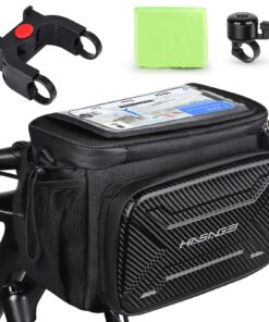 Sacoche vélo HASAGEI 5 l étanche pour vélo-Noir