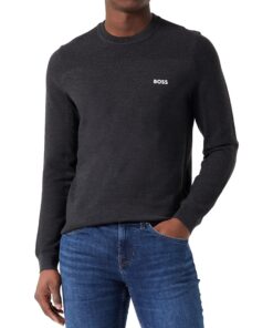 BOSS Sweat Tricoté pour Homme - Study Wool - Fitness - M-44015 - Chic et Chaleureux