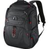 KROSER Sac à Dos Imperméable pour Ordinateur Portable 17.3-18.4" avec Poches RFID et Port USB | Perfect pour Voyage/Univ