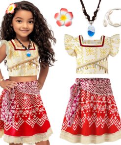 Costume Vaiana Tacobear Fille Robe de Princesse Anniversaire