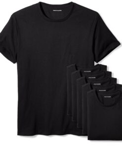 Maillots de Corps en Coton Amazon Essentials, Basiques et Polyvalents, Lot de 6