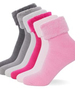 Chaussettes de lit thermiques super douces FM London pour femmes
