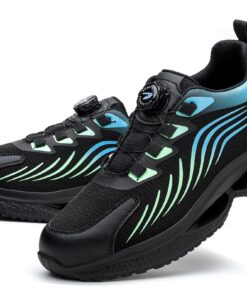 Chaussures de Sécurité IYVW Homme Femme Léger Respirant Antidérapante Embout d'Acier Protection Confortable