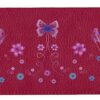 Syl'la Papillon Porte-Chequier en Cuir Long pour Femme Rouge Élégant et Durables