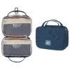 Title: Trousse de toilette voyage OWILL - Grande capacité pliable et résistante (Bleu marine)