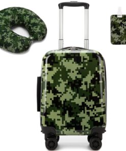 HTgroce Valise Enfant Élégante et Confortable pour Enfants, Valise à Main avec 4 Roues Rotation 360°, Idéale pour Enfant