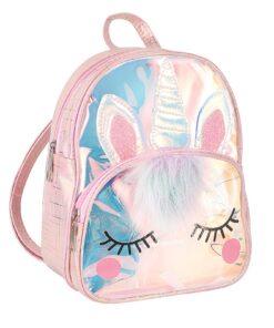Hifot Licorne Petit Sacs à dos Enfant Filles, Unicorn Mini Sac Imperméable à l'eau Maternelle Garçon pour Voyages, Loisi