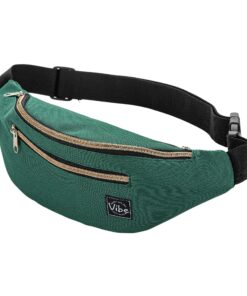 Vibe Sac Banane Festival Noir Holographique pour Homme et Femme – Plusieurs Couleurs – Idéal pour Festivals, Randonnée,